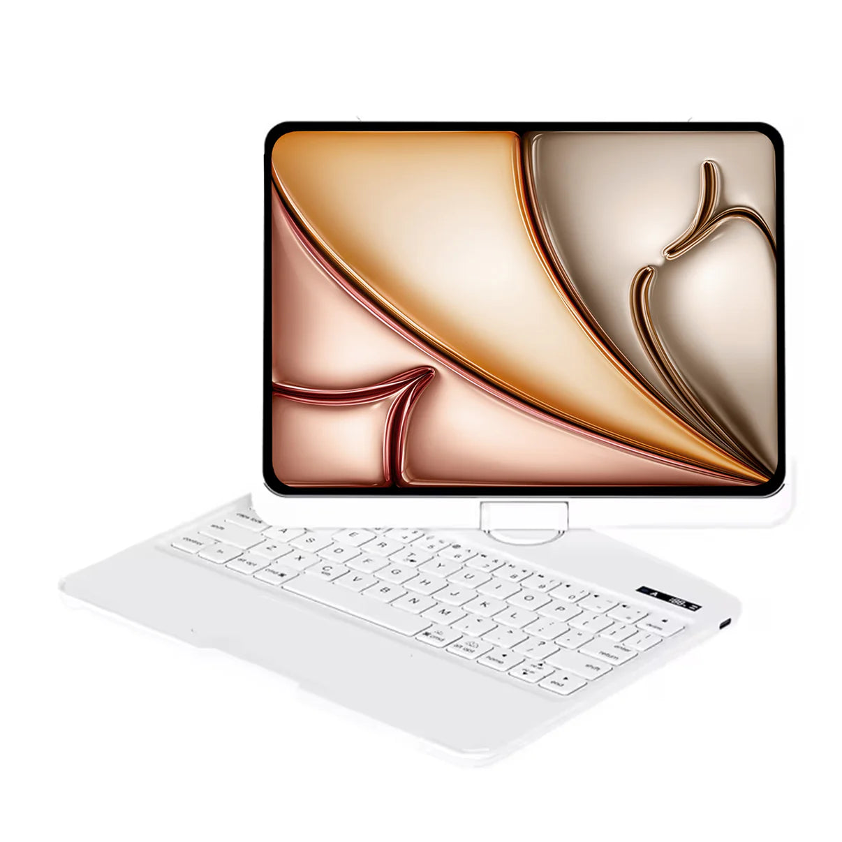 White Swivelle keyboard case